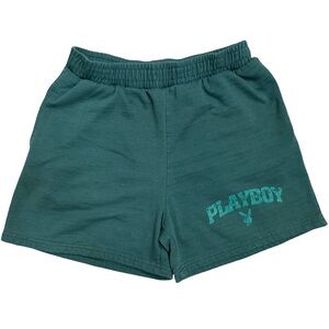 PLAYBOY Dark Teal Lounge Shorts